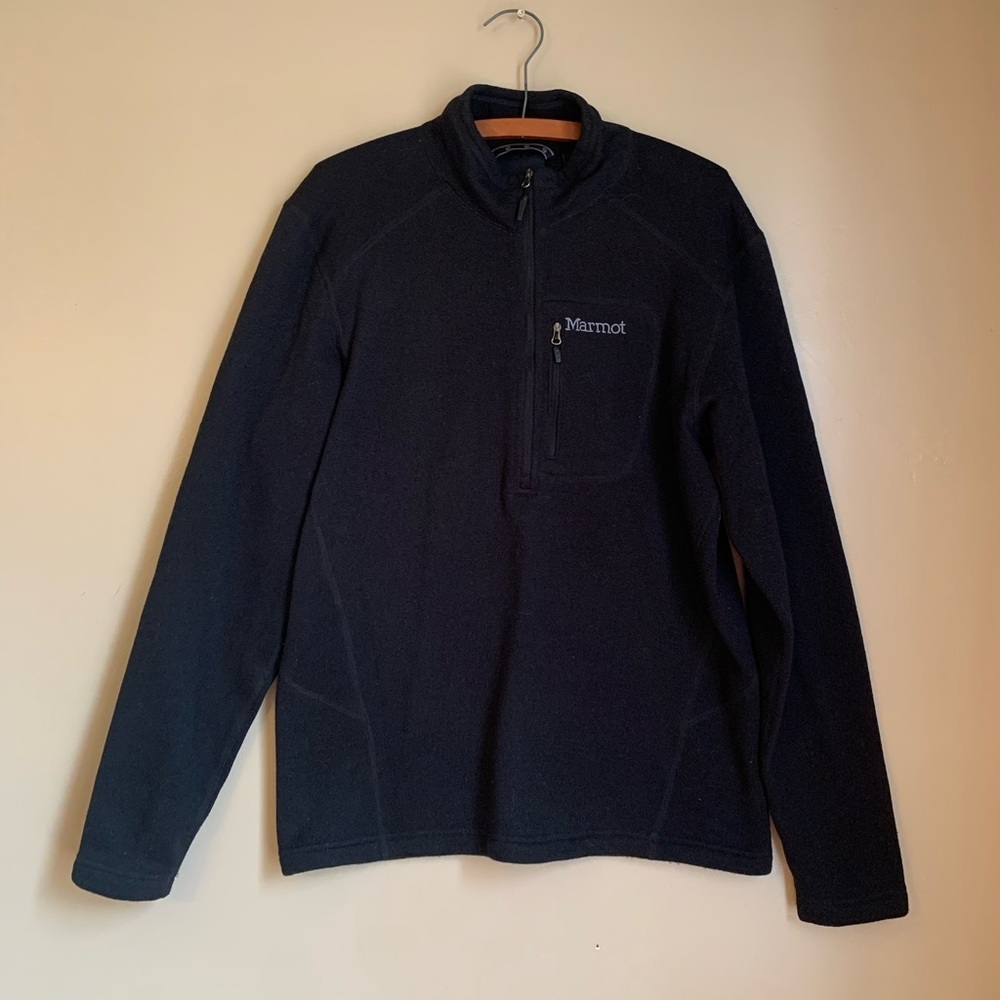 Marmot Dark Navy Quarter-Zip Pullover